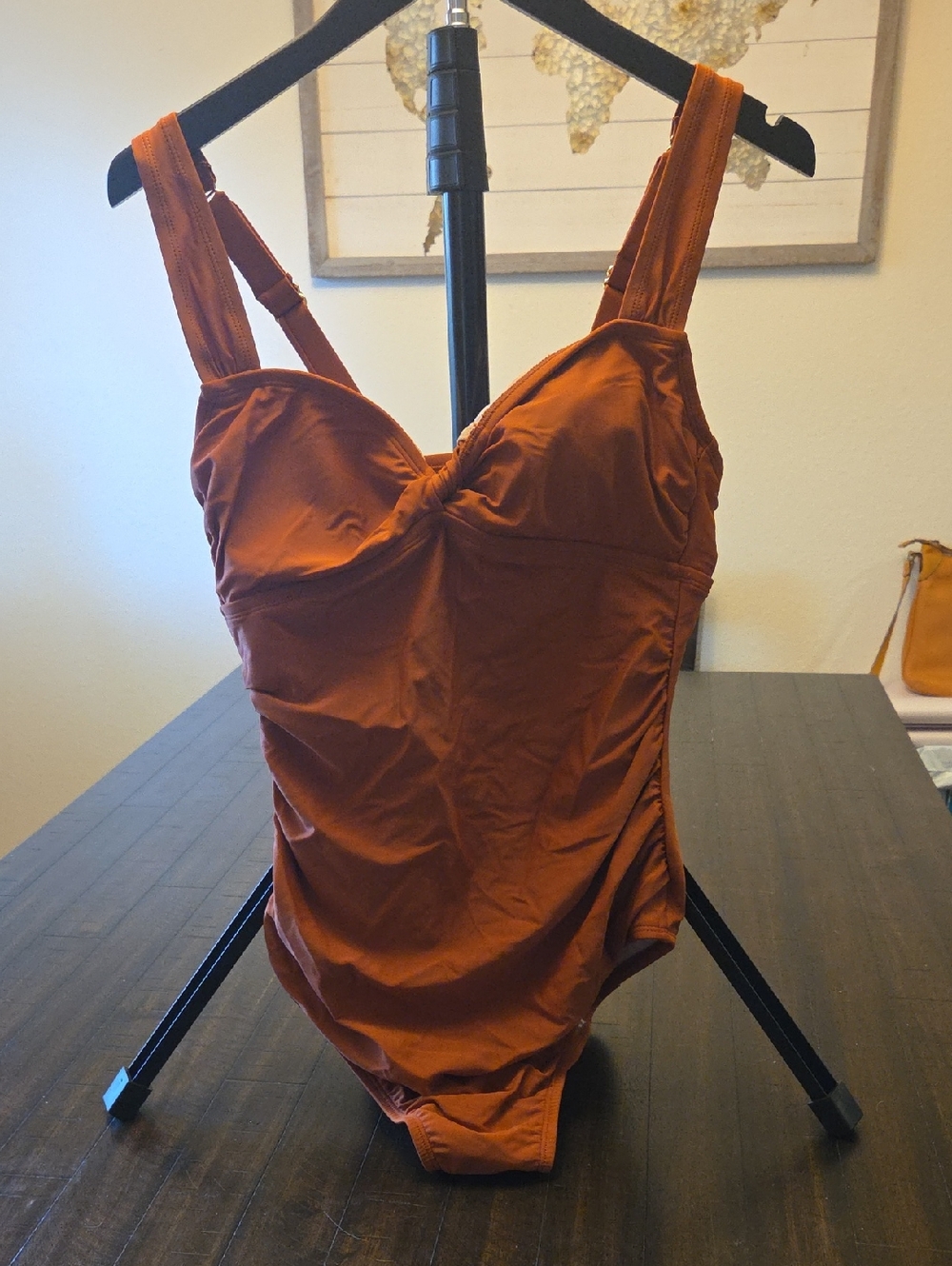 Kona Sol Rust One-Piece Swimsuit